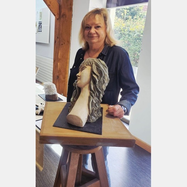 Isabelle Guiller Tessier, Sculpture, linogravure — Parcours dans les ateliers d'artistes Versaillais