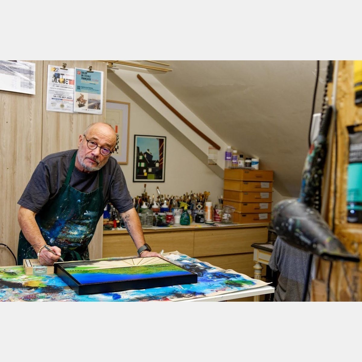 Michel Taphanel (Pillon), Peinture — Parcours dans les ateliers d'artistes Versaillais