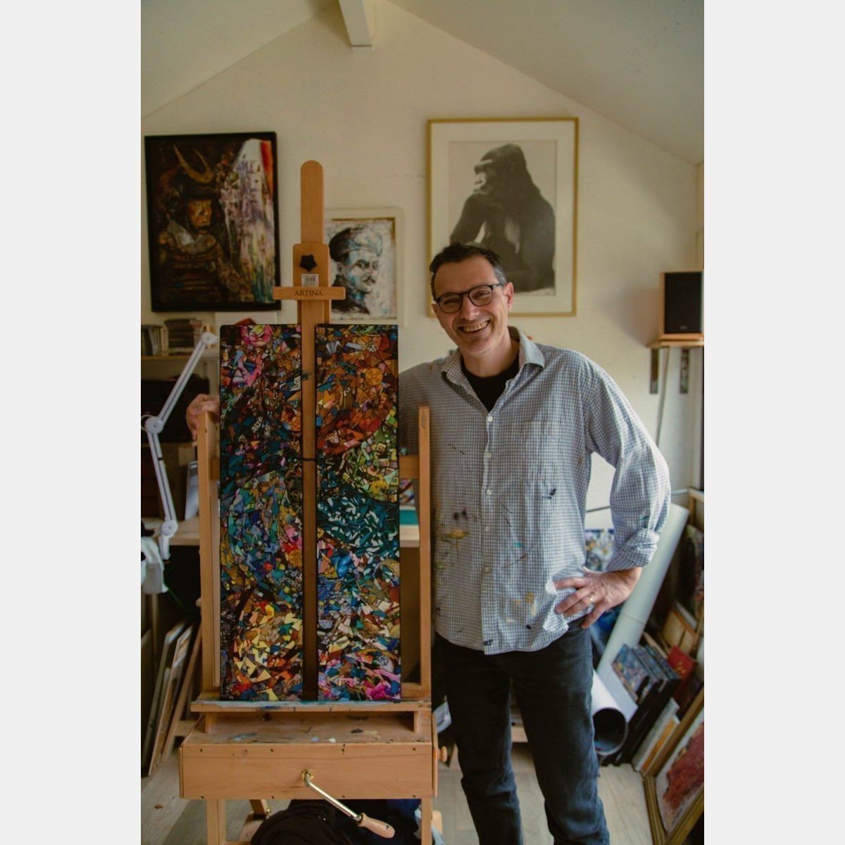 PIA, Peinture, collage — Parcours dans les ateliers d'artistes Versaillais