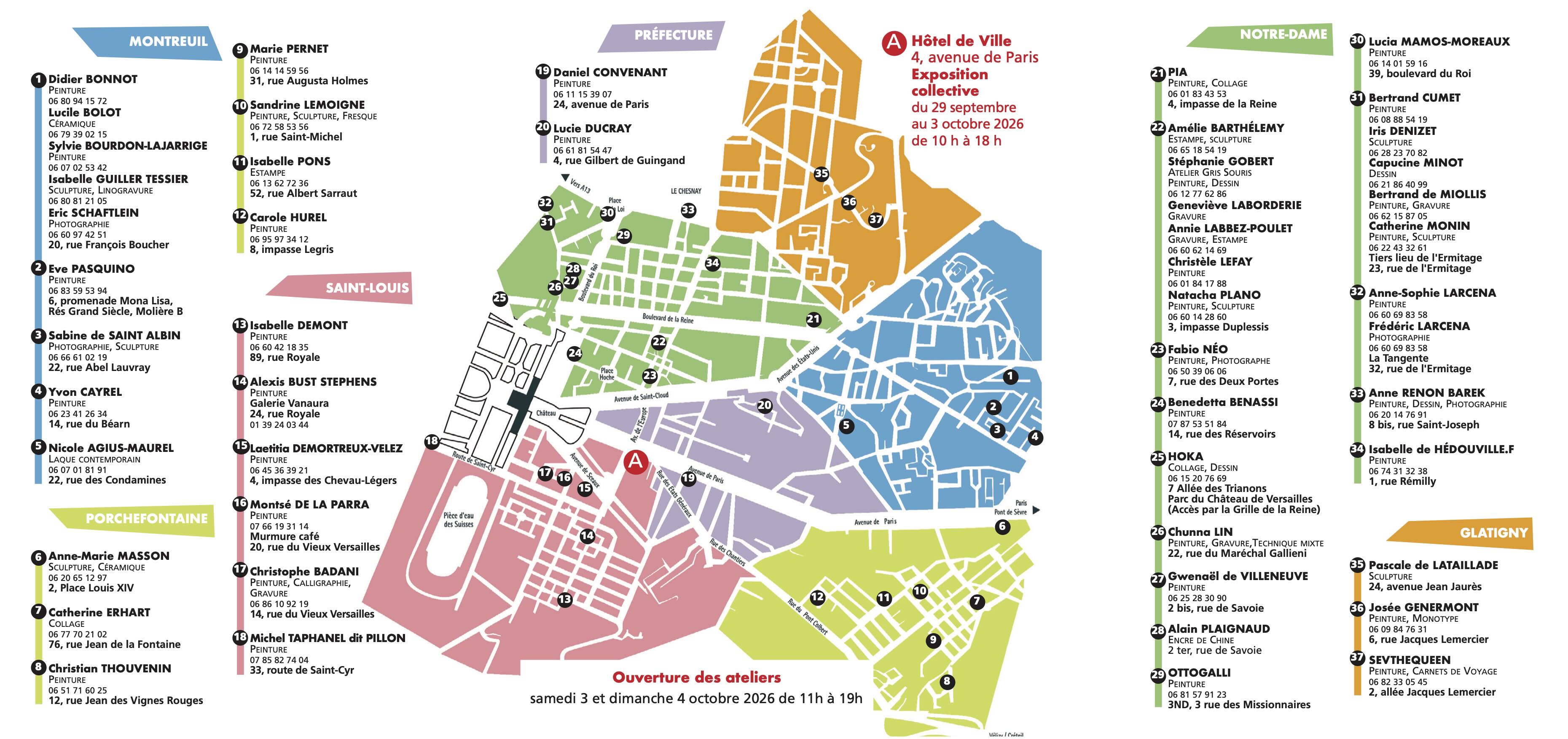 Plan du parcours 2026